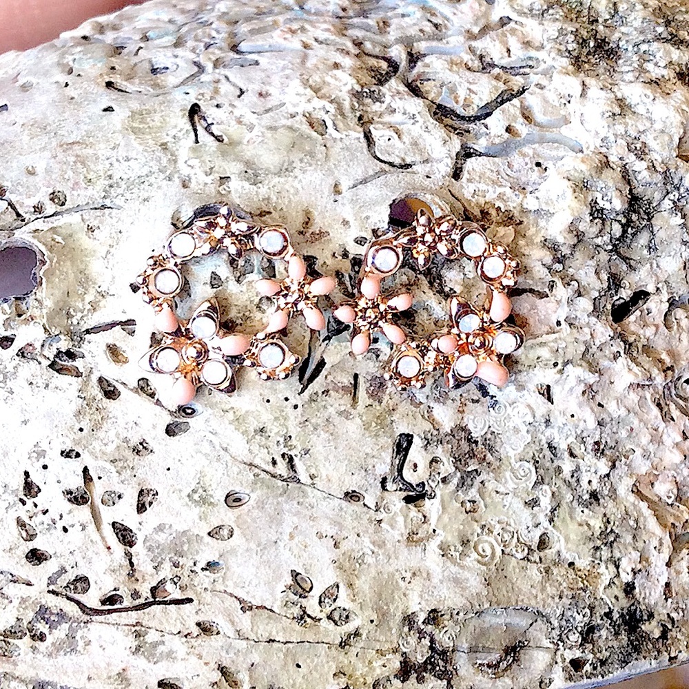 Autumnal Floral Wreath Studs